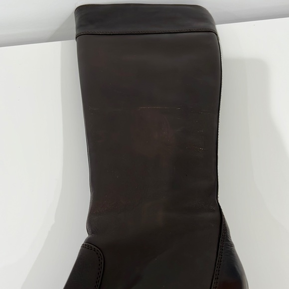 Fendi leather tall wedge boots 7 - Picture 11 of 12